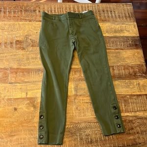 Banana Republic skinny fit olive green pants